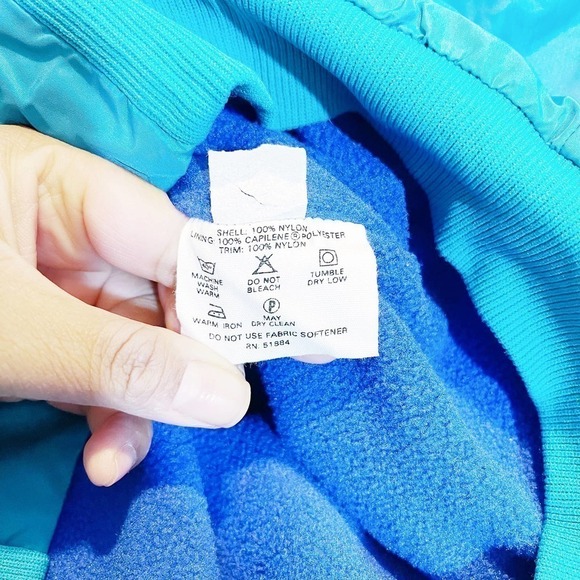 Patagonia VTG Fleece Lined Jacket 42101 Teal SZ Small - Picture 10 of 11